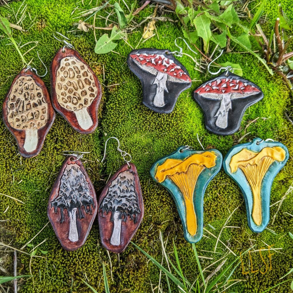 Mushroom Earrings