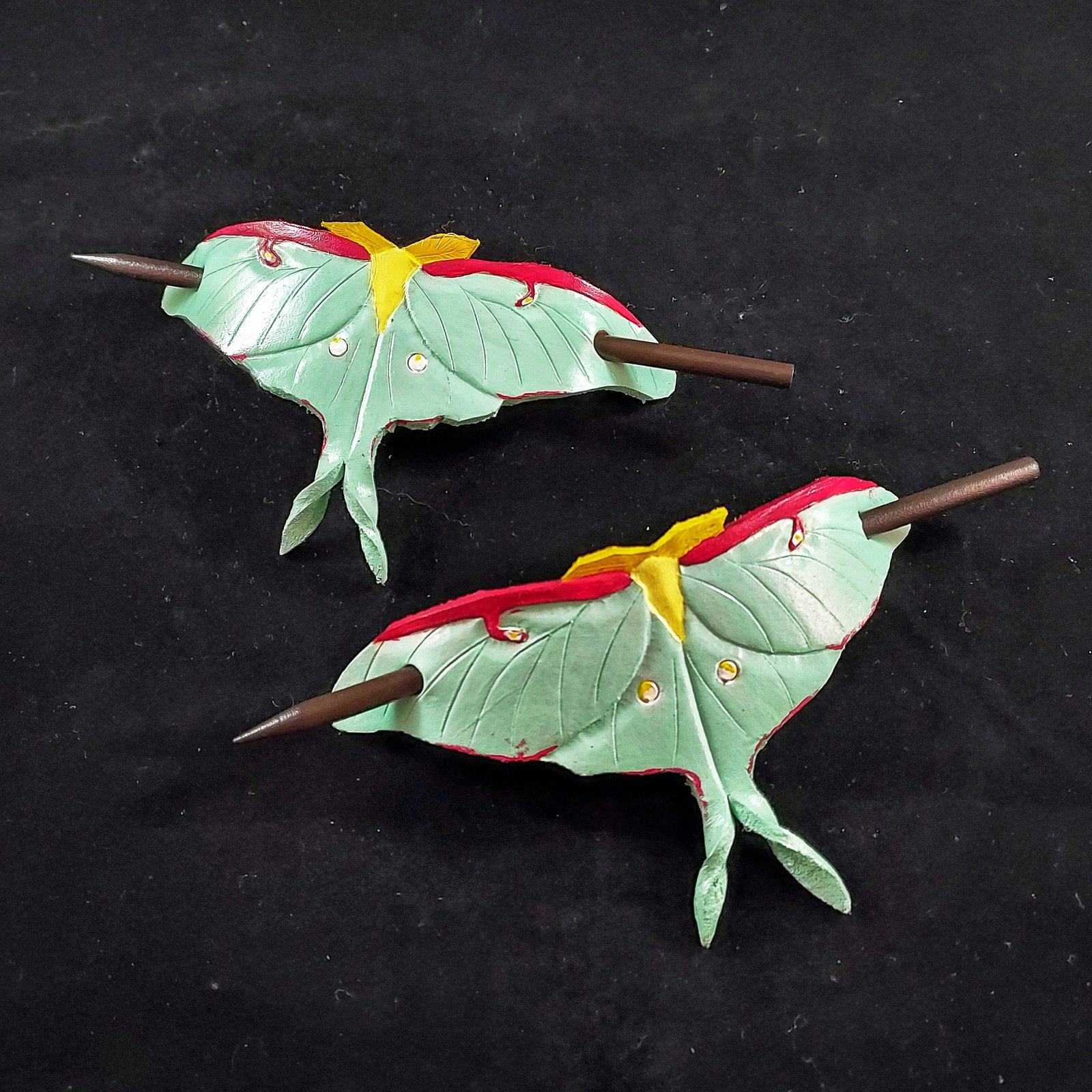 Luna Moth Hair Pin - Image 3