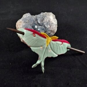 Luna Moth Hair Pin