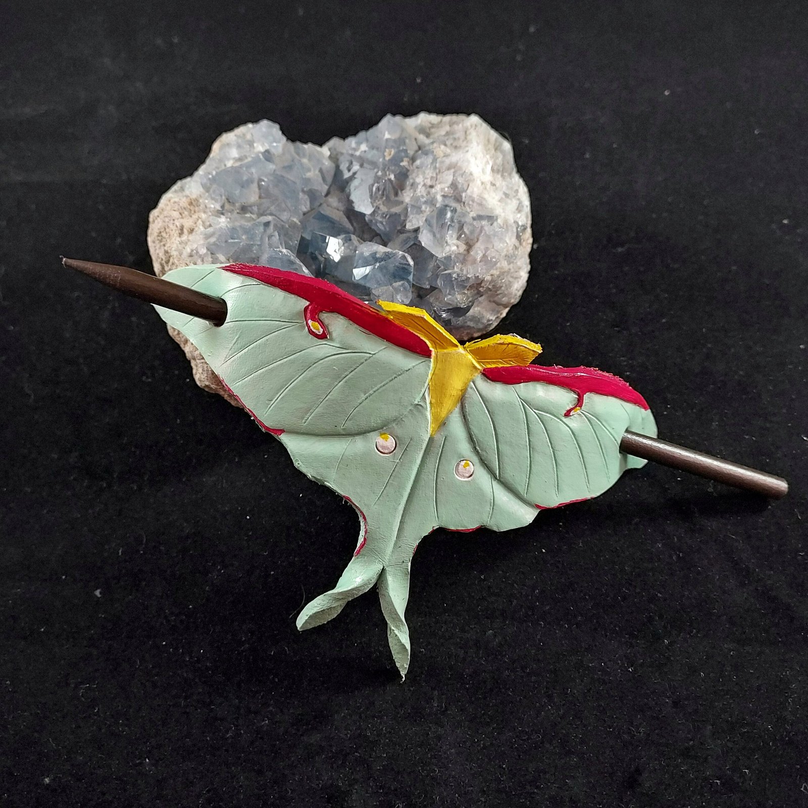 Luna Moth Hair Pin